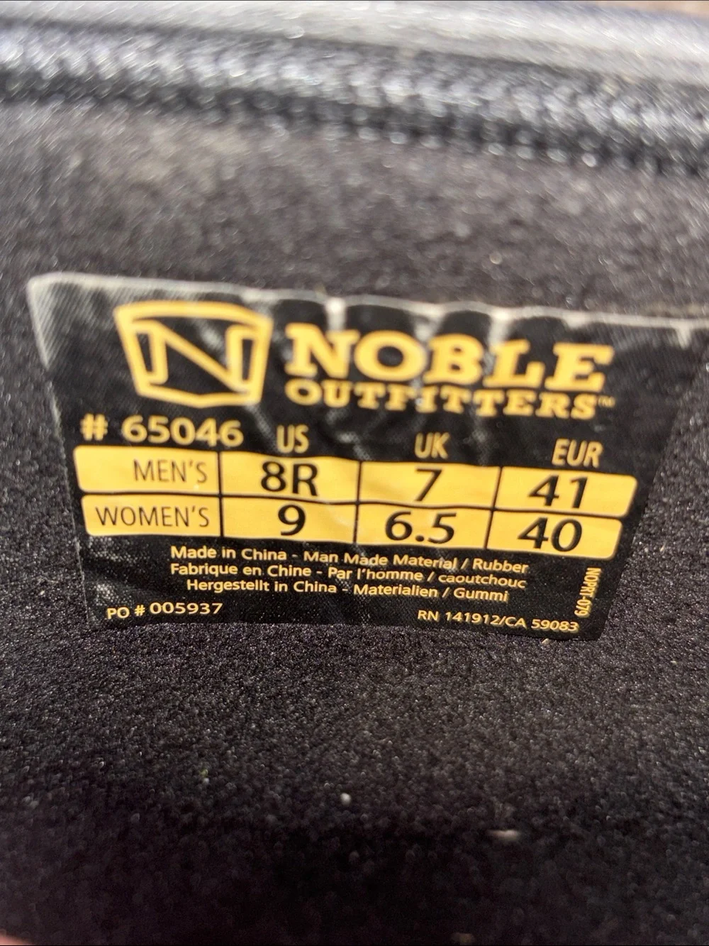 MEN'S NOBLE OUTFITTERS MUDS® SUBZERO SPORT WATERPROOF INSULATED BOOTS SIZE  8